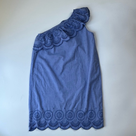 Vineyard Vines NWT One Shoulder Eyelet Sheath Dress - Picture 7 of 8